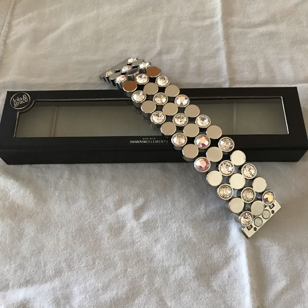 LOLA & GRACE by Swarovski chunky bracelet